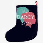 ぼくにダーシーを話す ラージクリスマスストッキング (裏面)