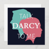 ぼくにダーシーを話す 招待状 (正面/裏面)