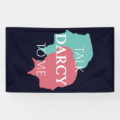 ぼくにダーシーを話す 横断幕 (横)