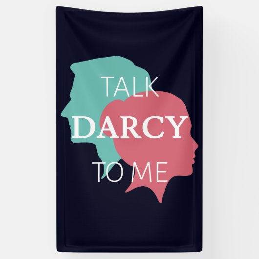 ぼくにダーシーを話す 横断幕 (縦)
