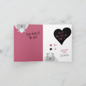 「ぼくのものになるかな?」 羊おもしろい愛+バレンタイン シーズンカード (内部)