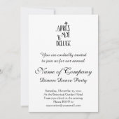 ぼくの後に流れる-フランスの表情 招待状 (正面)