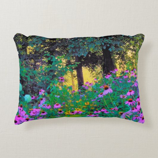 ぼくのRubio Gardenでぼんやりした朝の日の出 アクセントクッション (正面)