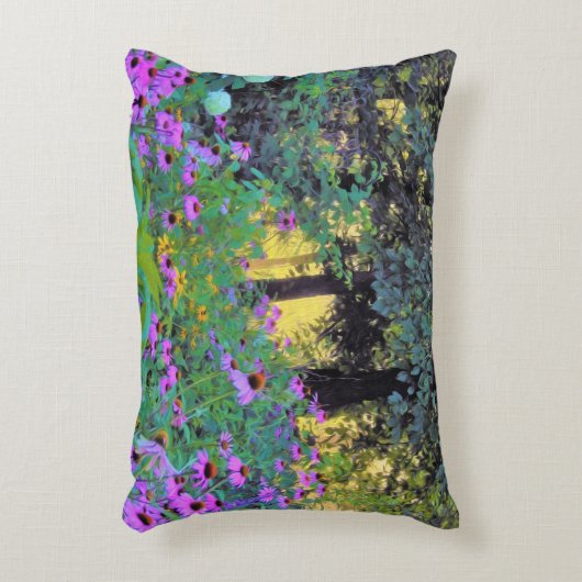 ぼくのRubio Gardenでぼんやりした朝の日の出 アクセントクッション (正面(垂直))