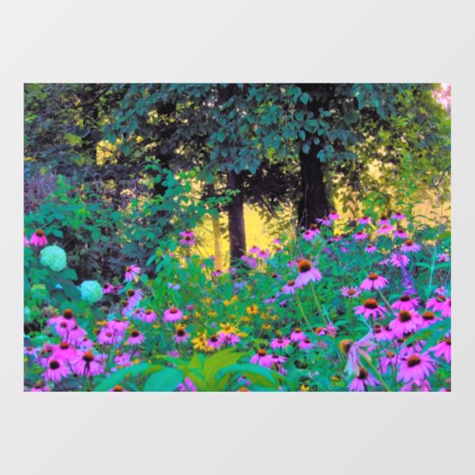 ぼくのRubio Gardenでぼんやりした朝の日の出 ウィンドウサイン (シート)