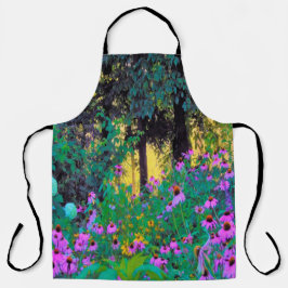 ぼくのRubio Gardenでぼんやりした朝の日の出 エプロン