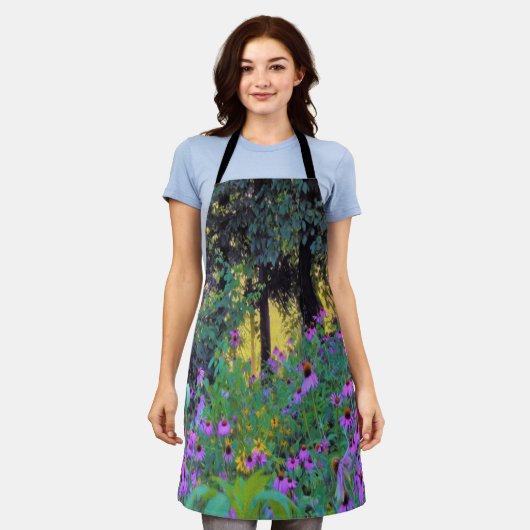 ぼくのRubio Gardenでぼんやりした朝の日の出 エプロン (着用した状態)