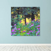 ぼくのRubio Gardenでぼんやりした朝の日の出 キャンバスプリント (インサイチュ (ウッドフロア))