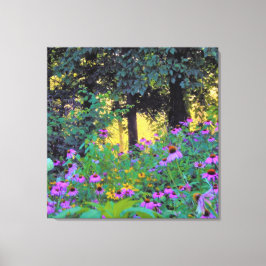 ぼくのRubio Gardenでぼんやりした朝の日の出 キャンバスプリント