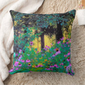 ぼくのRubio Gardenでぼんやりした朝の日の出 クッション (ブランケット)