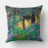 ぼくのRubio Gardenでぼんやりした朝の日の出 クッション (裏面)