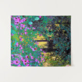 ぼくのRubio Gardenでぼんやりした朝の日の出 タペストリー (正面(横))