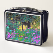 ぼくのRubio Gardenでぼんやりした朝の日の出 メタルランチボックス (正面)