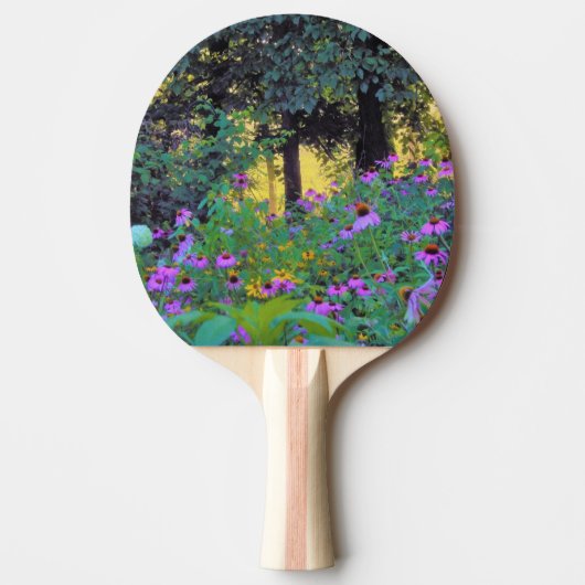 ぼくのRubio Gardenでぼんやりした朝の日の出 卓球ラケット (正面)