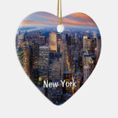 ぼくはニューヨーク・シティが大好きだ。 セラミックオーナメント (右)