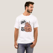 ぼくを愚かにも怠惰にも呼びかける Tシャツ (正面フル)