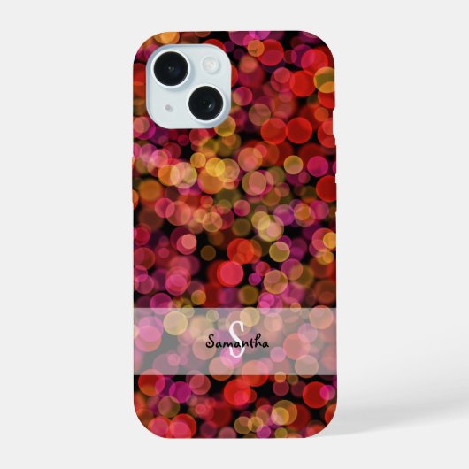 ぼけ光 iPhone 15ケース (裏面)