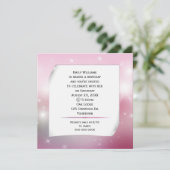 ぼけ星の上の巻いた紙 招待状 (スタンド正面)