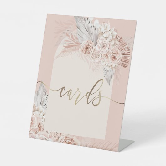 ぼほフラワーカード 台座サイン (正面)