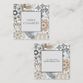 ぼほ花形鳩カードづくり コーリングカード (正面/裏面)