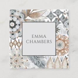 ぼほ花形鳩カードづくり コーリングカード