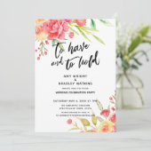 ぼほ花披露宴を開催する 招待状 (スタンド正面)