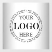 ぼやけたグレー背景のソーシャルメディアロゴビジネス ウィンドウサイン (シート)