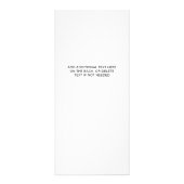 ぼやけたグレー背景ロゴ ビジネス 価格リスト ラックカード (裏面)