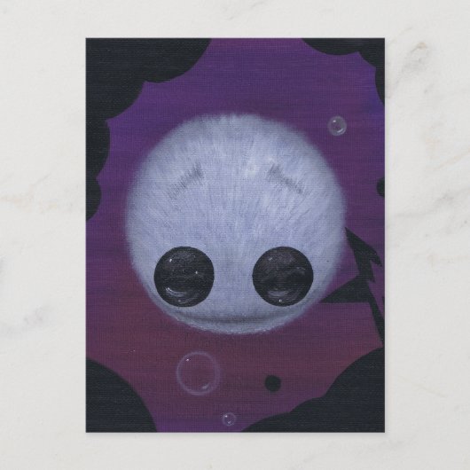 ぼやけたバブルの絵はがき ポストカード (正面)