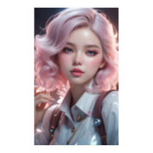 ぼやけた少女の肖像画1