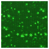 ぼやけた星（緑） ファブリック (クローズアップ)