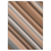 ぼやけた素朴で刺激を受けたでストライプなパターンクリップボード クリップボード (裏面)