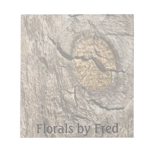 ぼやけた結び目メモ帳 ノートパッド (正面)