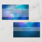 ぼやけた色白く透明な箱の名刺 名刺 (正面/裏面)