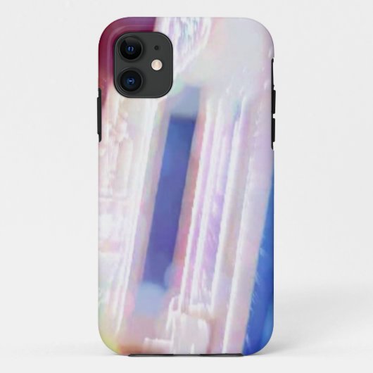 ぼやけた街の灯りの抽象画 Case-Mate iPhoneケース (裏面)