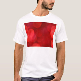 ぼやけた赤いライトの円 Tシャツ