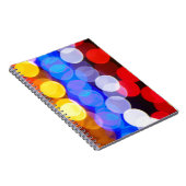 ぼやけカラフルたライト ノートブック (右側)