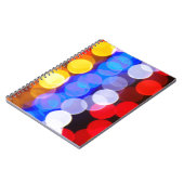 ぼやけカラフルたライト ノートブック (左側)