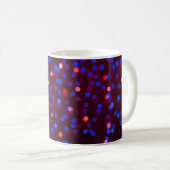 ぼやけクリスマスの光が輝いている。ぼやけabs コーヒーマグカップ (正面右)