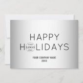 ぼやけグレーのバック企業のグラウンド シーズンカード (正面)