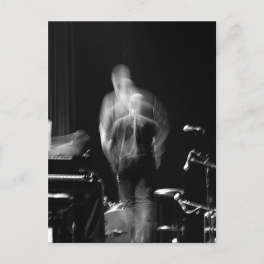 ぼやけステージ・ジャズ・ショーの動向 ポストカード (正面)