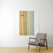 ぼやけビーチ写真《写真》ぼけ味人リラックス々は タペストリー (インサイチュ(横))