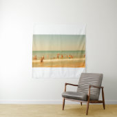 ぼやけビーチ写真《写真》ぼけ味人リラックス々は タペストリー (インサイチュ)