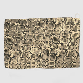 ぼやけ小正方形またはタイル ゴルフタオル