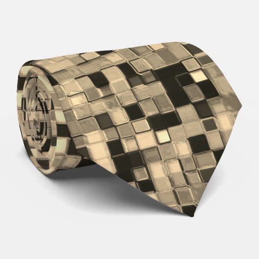 ぼやけ小正方形またはタイル ネクタイ (ロール)