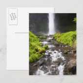 ぼやけ滝と川 ポストカード (正面/裏面)