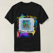 ぼやけ線アルツハイマー認識度 Tシャツ