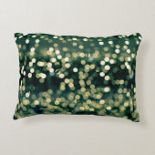 ぼやけ背景フェスティバル休日。抽象芸術 アクセントクッション (裏面)