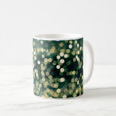 ぼやけ背景フェスティバル休日。抽象芸術 コーヒーマグカップ (正面右)