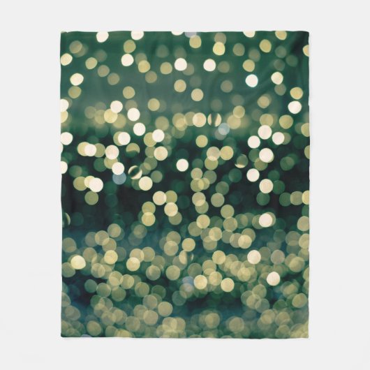 ぼやけ背景フェスティバル休日。抽象芸術 フリースブランケット (正面)